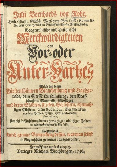1736-von-rohr-titel-merkwürdigkeiten-unterharz